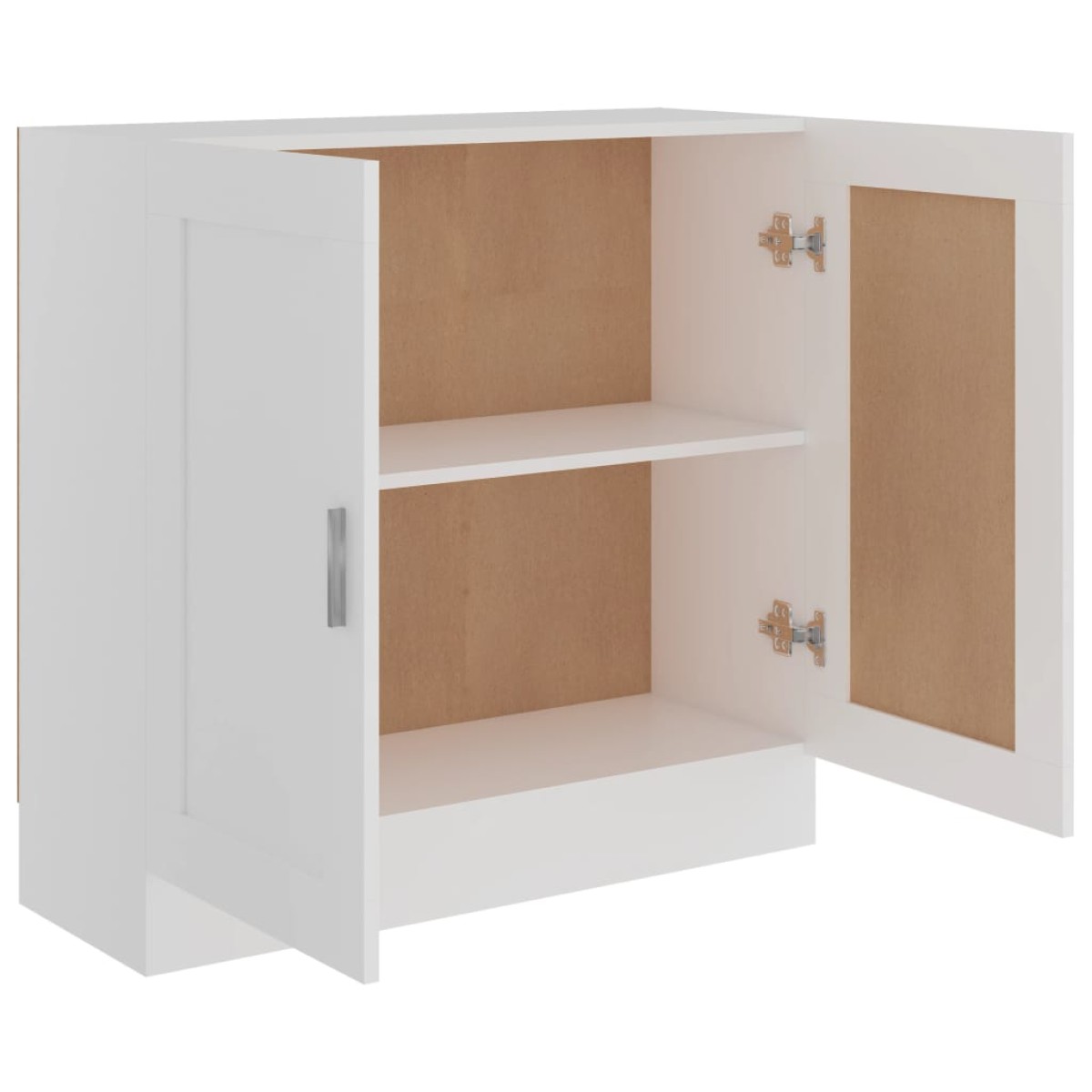 vidaXL Βιβλιοθήκη Λευκή 82,5 x 30,5 x 80 εκ. Μοριοσανίδα