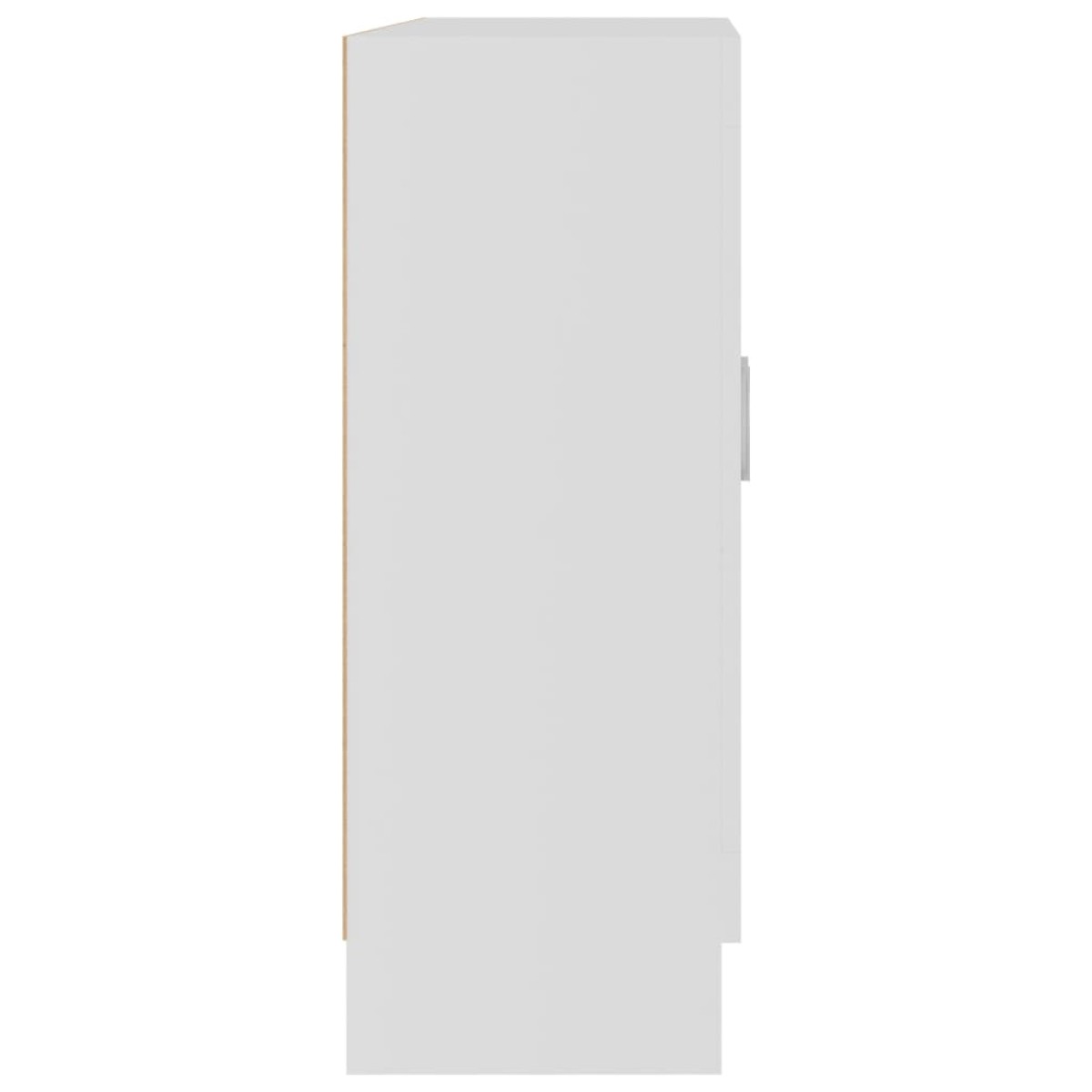 vidaXL Βιβλιοθήκη Λευκή 82,5 x 30,5 x 80 εκ. Μοριοσανίδα