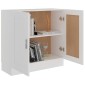 vidaXL Βιβλιοθήκη Λευκή 82,5 x 30,5 x 80 εκ. Μοριοσανίδα