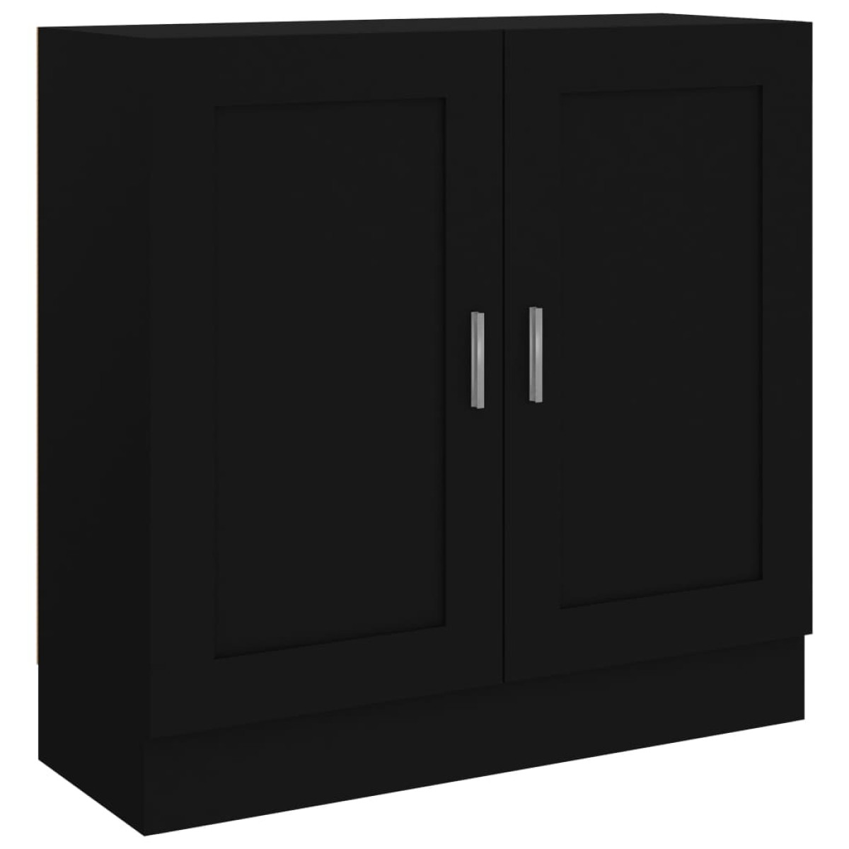 vidaXL Βιβλιοθήκη Μαύρη 82,5 x 30,5 x 80 εκ. Μοριοσανίδα