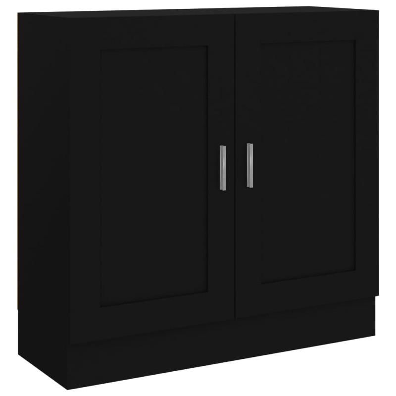 vidaXL Βιβλιοθήκη Μαύρη 82,5 x 30,5 x 80 εκ. Επεξ. Ξύλο