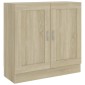 vidaXL Βιβλιοθήκη Χρώμα Sonoma Δρυς 82,5 x 30,5 x 80 εκ. Μοριοσανίδα