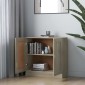 vidaXL Βιβλιοθήκη Χρώμα Sonoma Δρυς 82,5 x 30,5 x 80 εκ. Μοριοσανίδα