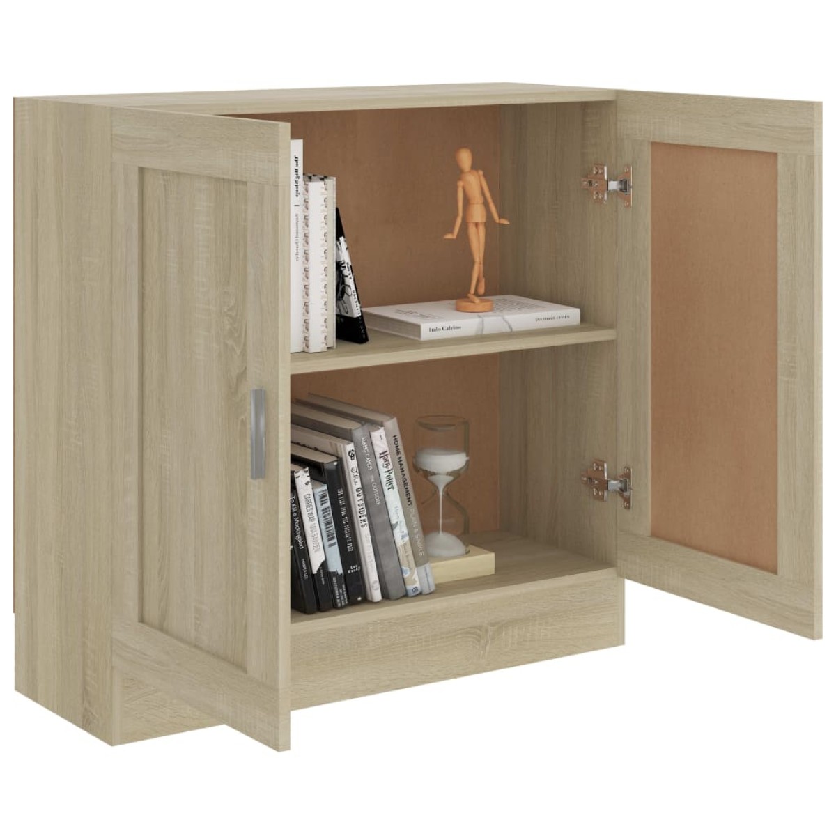 vidaXL Βιβλιοθήκη Χρώμα Sonoma Δρυς 82,5 x 30,5 x 80 εκ. Μοριοσανίδα