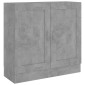 vidaXL Βιβλιοθήκη Γκρι του Σκυροδέματος 82,5x30,5x80 εκ. Μοριοσανίδα