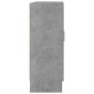 vidaXL Βιβλιοθήκη Γκρι του Σκυροδέματος 82,5x30,5x80 εκ. Μοριοσανίδα