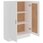 vidaXL Βιβλιοθήκη Λευκή 82,5 x 30,5 x 115 εκ. Μοριοσανίδα