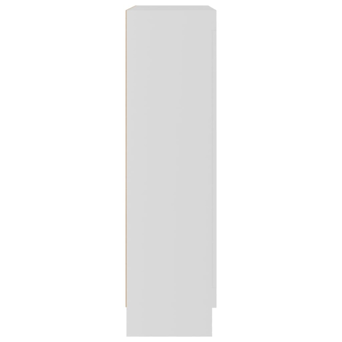 vidaXL Βιβλιοθήκη Λευκή 82,5 x 30,5 x 115 εκ. Μοριοσανίδα