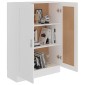 vidaXL Βιβλιοθήκη Λευκή 82,5 x 30,5 x 115 εκ. Μοριοσανίδα