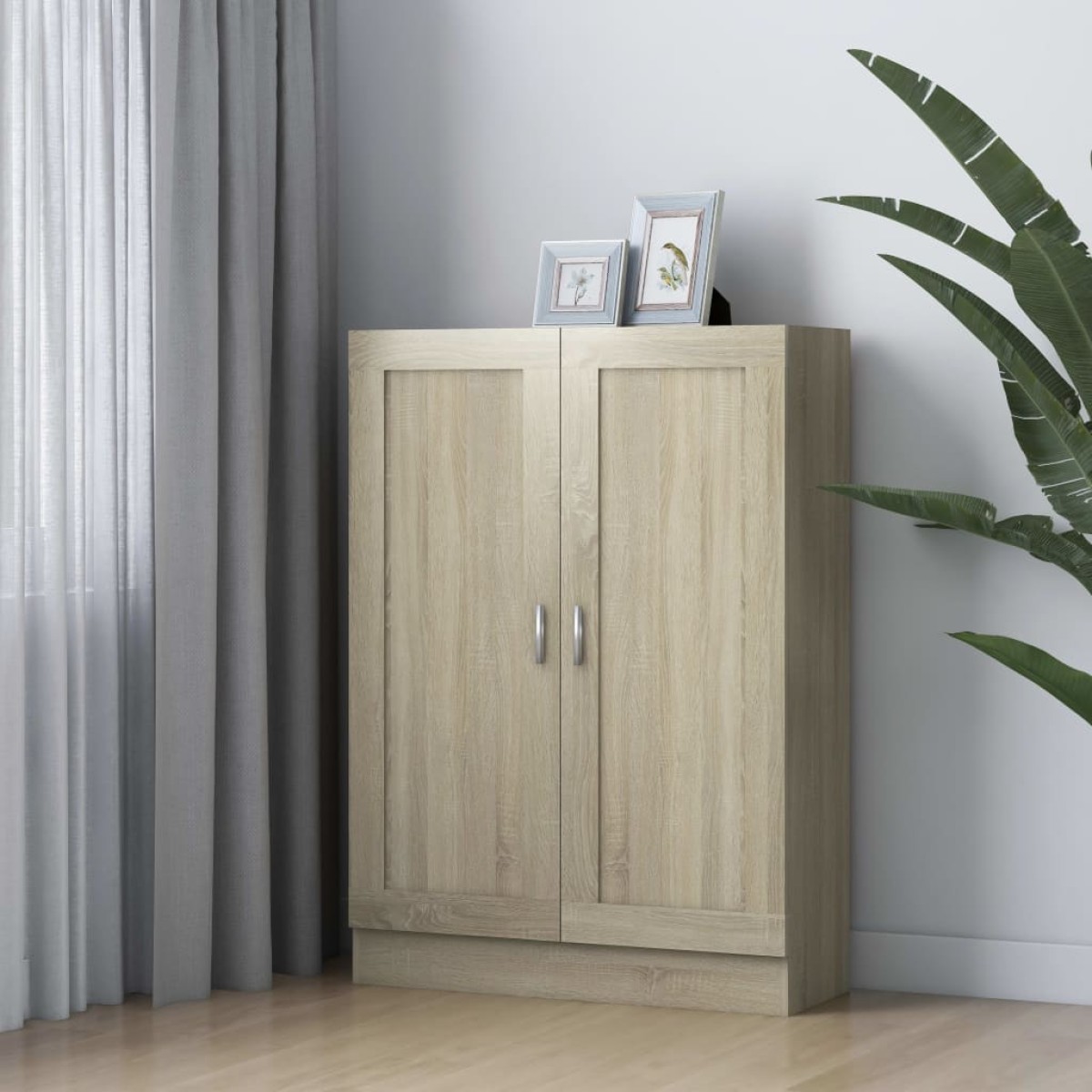 vidaXL Βιβλιοθήκη Χρώμα Sonoma Δρυς 82,5 x 30,5 x 115 εκ. Μοριοσανίδα