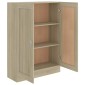 vidaXL Βιβλιοθήκη Χρώμα Sonoma Δρυς 82,5 x 30,5 x 115 εκ. Μοριοσανίδα