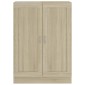 vidaXL Βιβλιοθήκη Χρώμα Sonoma Δρυς 82,5 x 30,5 x 115 εκ. Μοριοσανίδα