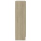 vidaXL Βιβλιοθήκη Χρώμα Sonoma Δρυς 82,5 x 30,5 x 115 εκ. Μοριοσανίδα