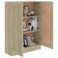 vidaXL Βιβλιοθήκη Χρώμα Sonoma Δρυς 82,5 x 30,5 x 115 εκ. Μοριοσανίδα