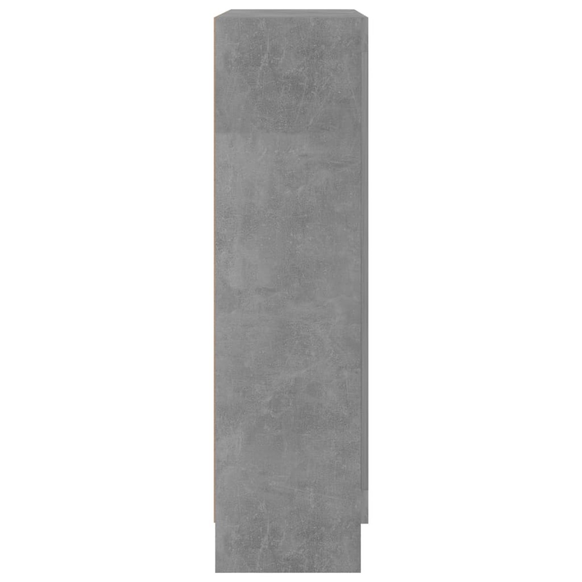 vidaXL Βιβλιοθήκη Γκρι του Σκυροδέματος 82,5x30,5x115 εκ. Μοριοσανίδα