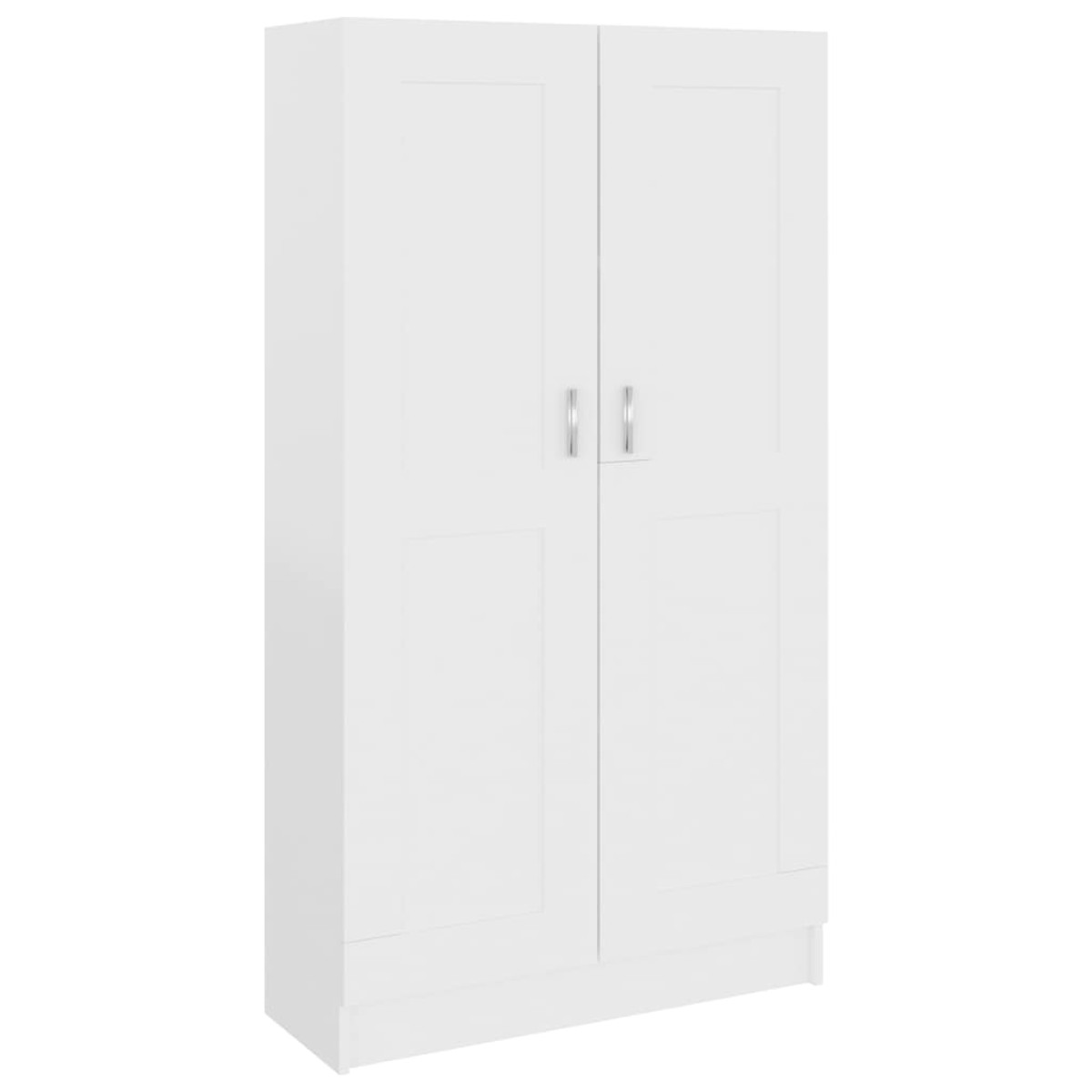 vidaXL Βιβλιοθήκη Λευκή 82,5 x 30,5 x 150 εκ. Μοριοσανίδα