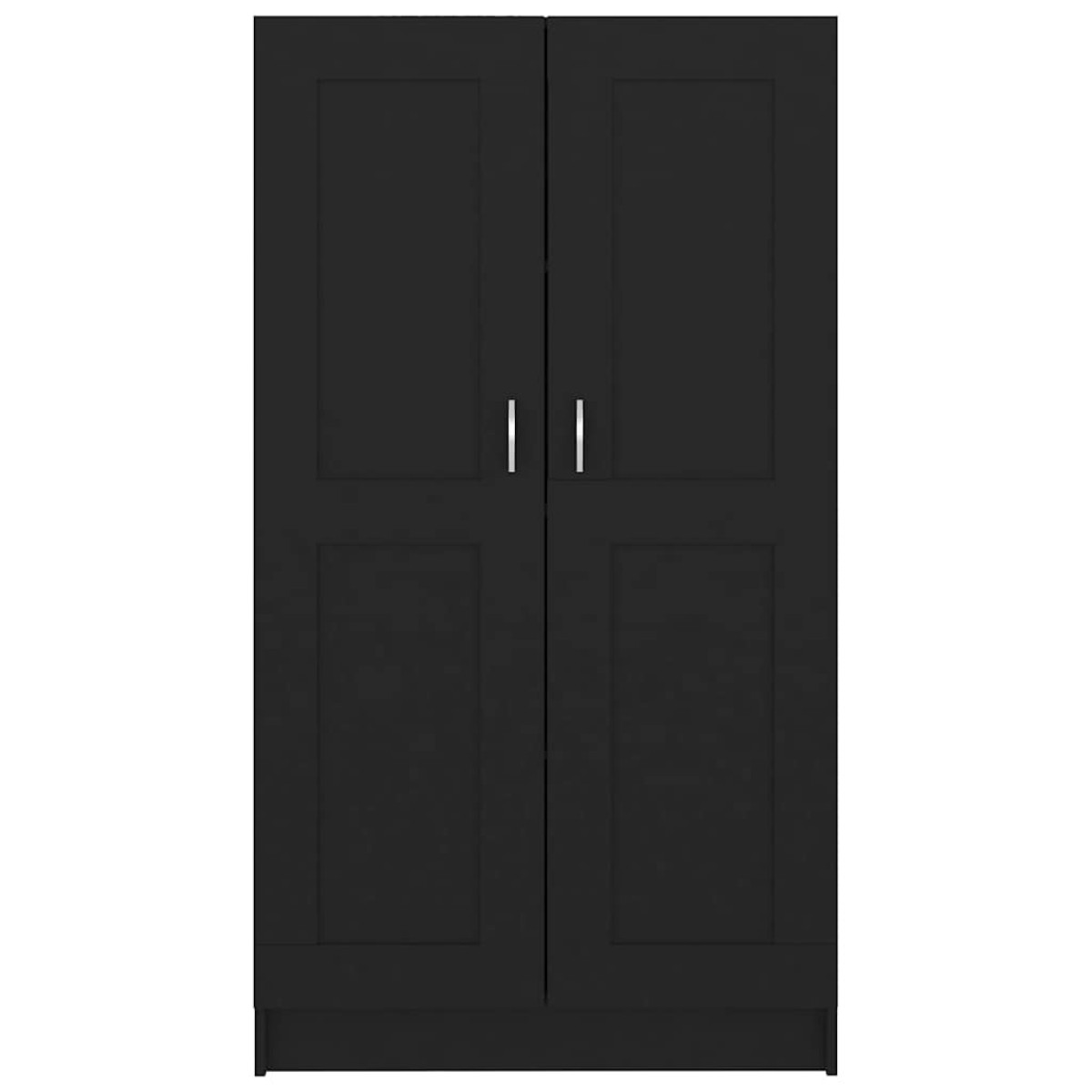vidaXL Βιβλιοθήκη Μαύρη 82,5 x 30,5 x 150 εκ. Μοριοσανίδα
