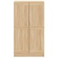 vidaXL Βιβλιοθήκη Χρώμα Sonoma Δρυς 82,5 x 30,5 x 150 εκ. Μοριοσανίδα