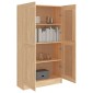 vidaXL Βιβλιοθήκη Χρώμα Sonoma Δρυς 82,5 x 30,5 x 150 εκ. Μοριοσανίδα