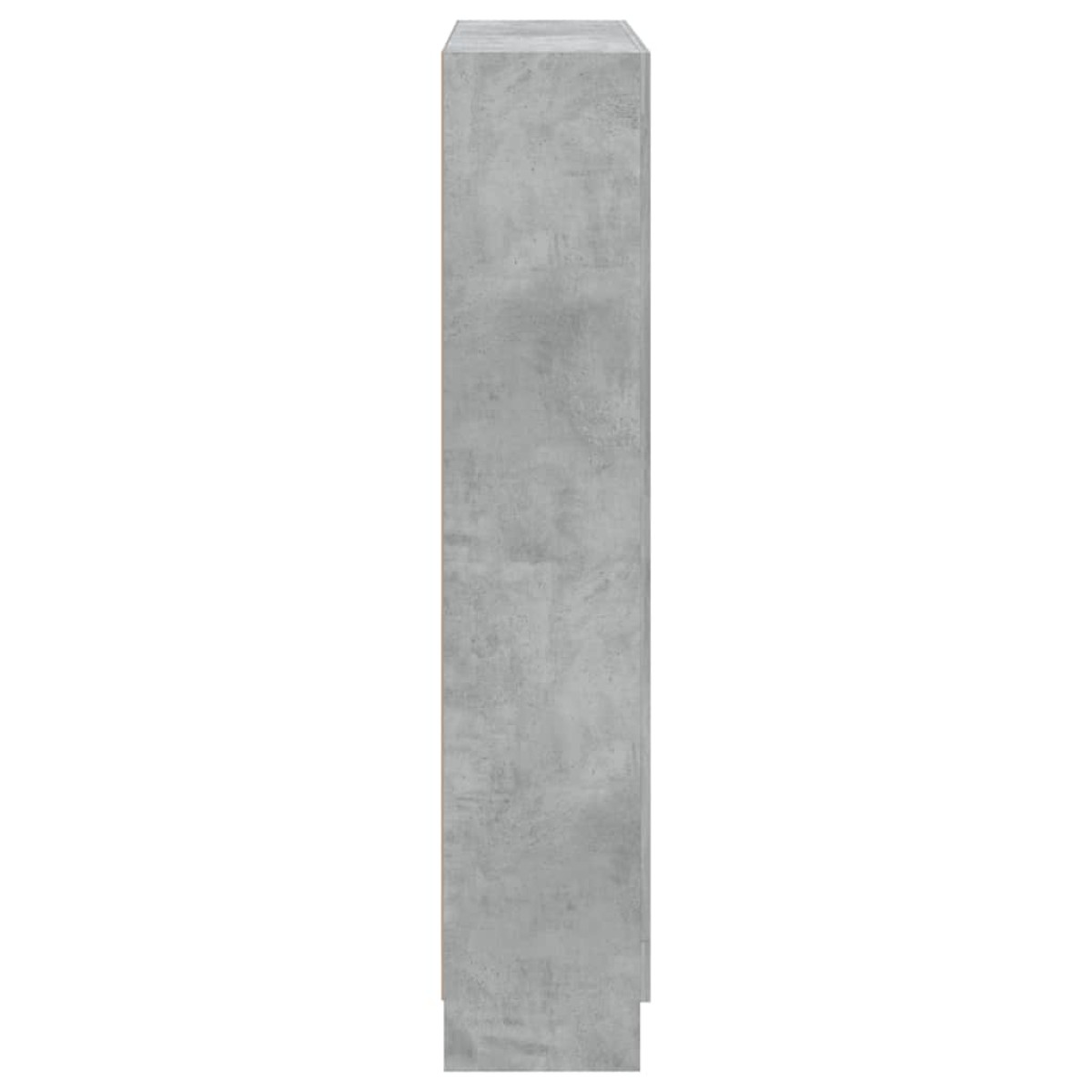 vidaXL Βιβλιοθήκη Γκρι του Σκυροδέματος 82,5x30,5x150 εκ. Μοριοσανίδα