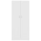 vidaXL Βιβλιοθήκη Λευκή 82,5 x 30,5 x 185,5 εκ. Μοριοσανίδα