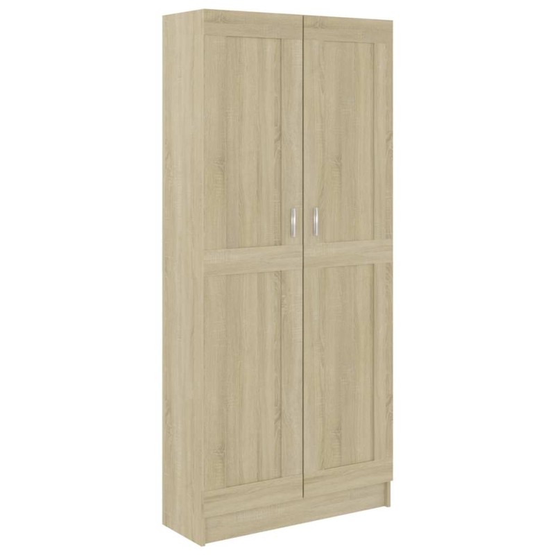 vidaXL Βιβλιοθήκη Χρώμα Sonoma Δρυς 82,5x30,5x185,5 εκ. Επεξ. Ξύλο