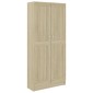 vidaXL Βιβλιοθήκη Χρώμα Sonoma Δρυς 82,5x30,5x185,5 εκ. Μοριοσανίδα