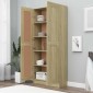 vidaXL Βιβλιοθήκη Χρώμα Sonoma Δρυς 82,5x30,5x185,5 εκ. Μοριοσανίδα