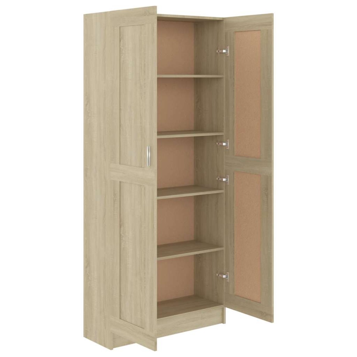 vidaXL Βιβλιοθήκη Χρώμα Sonoma Δρυς 82,5x30,5x185,5 εκ. Μοριοσανίδα