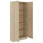 vidaXL Βιβλιοθήκη Χρώμα Sonoma Δρυς 82,5x30,5x185,5 εκ. Μοριοσανίδα