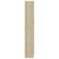 vidaXL Βιβλιοθήκη Χρώμα Sonoma Δρυς 82,5x30,5x185,5 εκ. Μοριοσανίδα