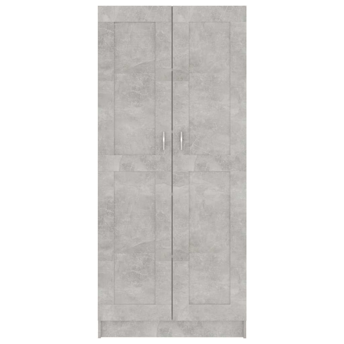 vidaXL Βιβλιοθήκη Γκρι Σκυροδέματος 82,5x30,5x185,5 εκ. Μοριοσανίδα