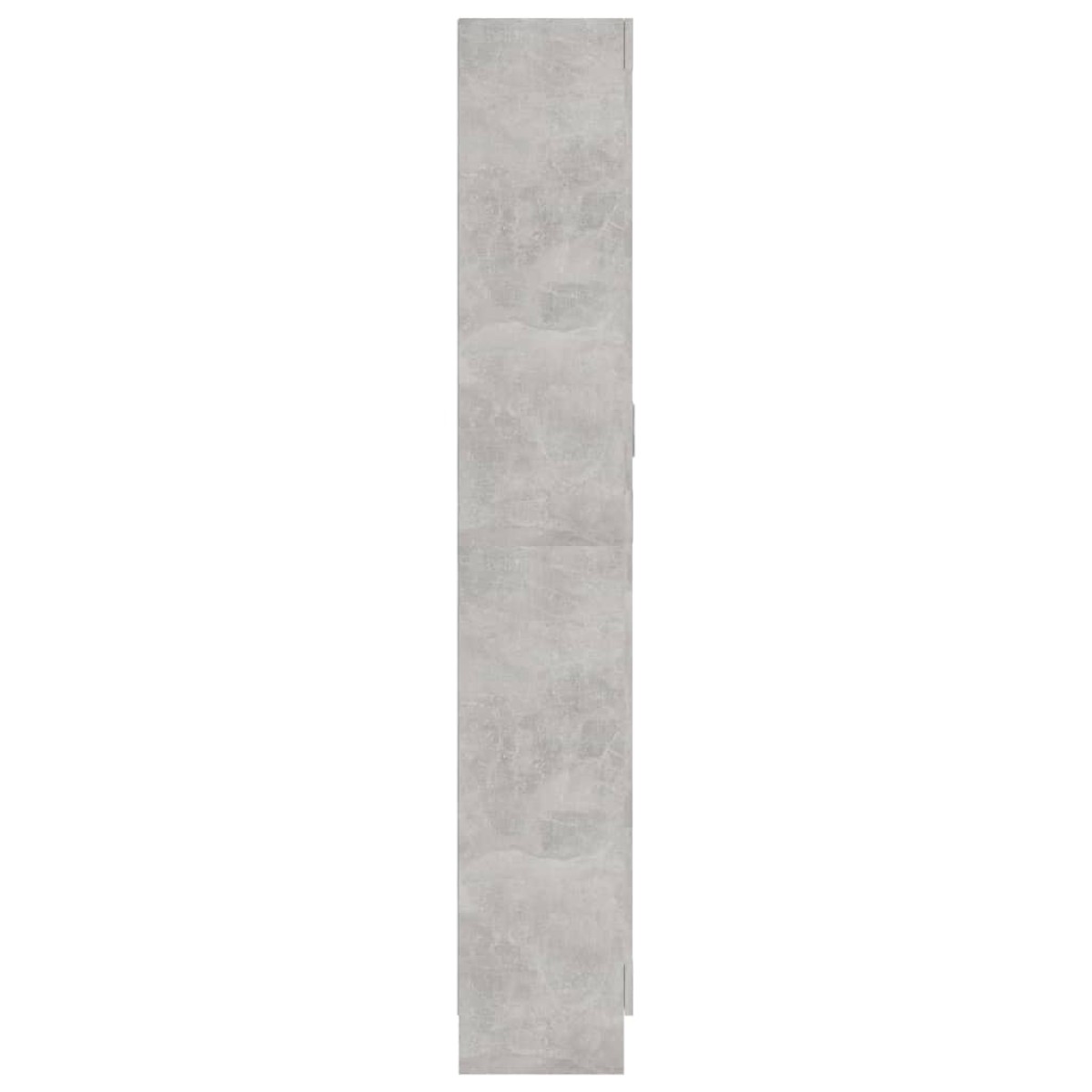 vidaXL Βιβλιοθήκη Γκρι Σκυροδέματος 82,5x30,5x185,5 εκ. Μοριοσανίδα
