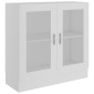 vidaXL Βιτρίνα Λευκή 82,5 x 30,5 x 80 εκ. Μοριοσανίδα