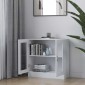 vidaXL Βιτρίνα Λευκή 82,5 x 30,5 x 80 εκ. Μοριοσανίδα