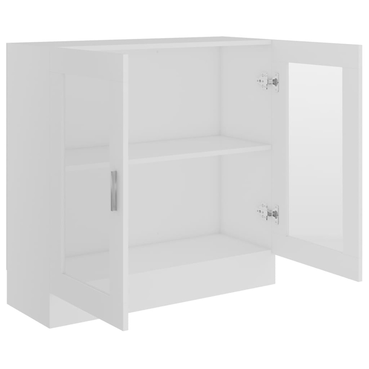 vidaXL Βιτρίνα Λευκή 82,5 x 30,5 x 80 εκ. Μοριοσανίδα