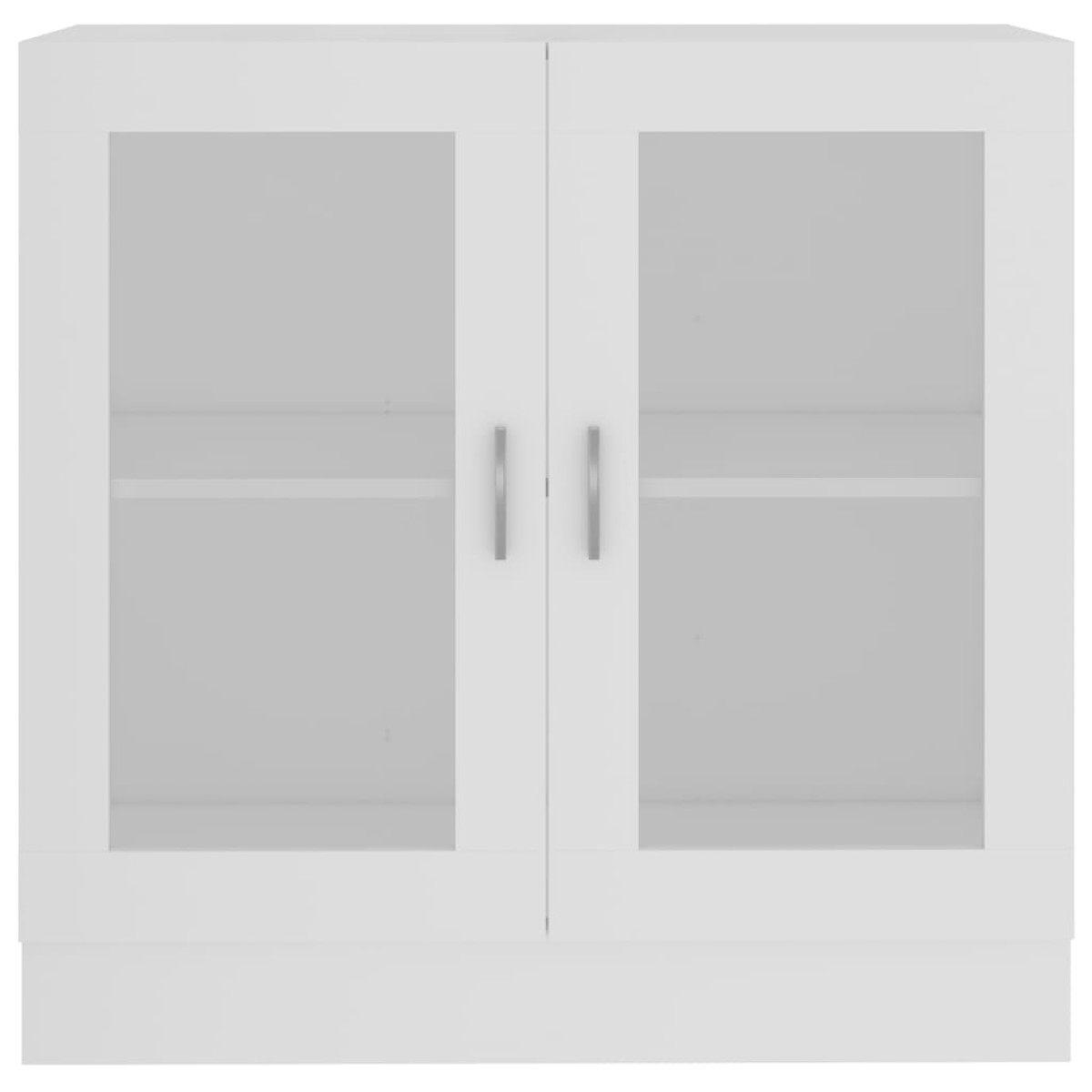 vidaXL Βιτρίνα Λευκή 82,5 x 30,5 x 80 εκ. Μοριοσανίδα