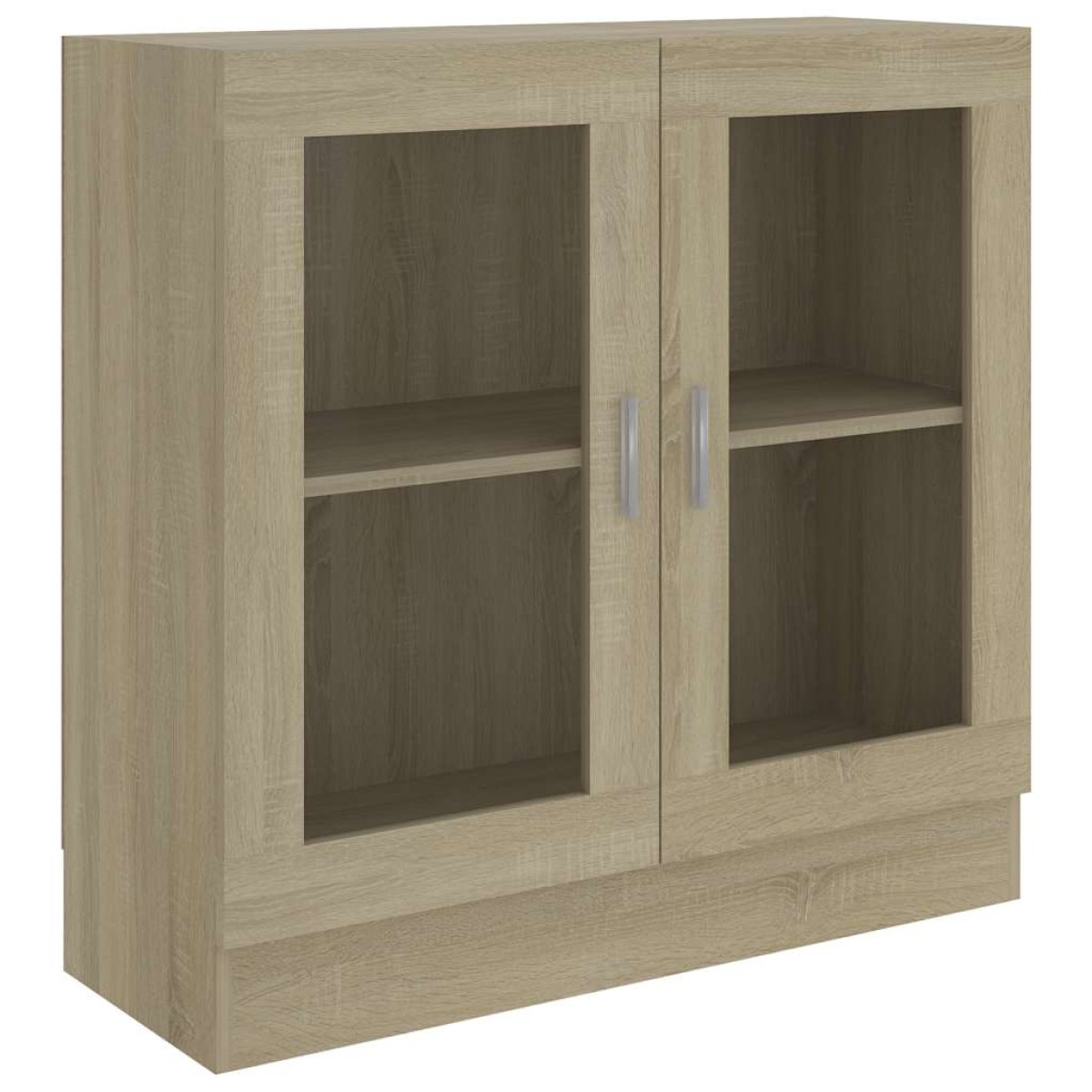 vidaXL Βιτρίνα Χρώμα Sonoma Δρυς 82,5 x 30,5 x 80 εκ. Μοριοσανίδα
