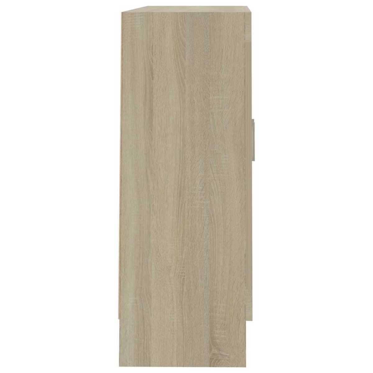 vidaXL Βιτρίνα Χρώμα Sonoma Δρυς 82,5 x 30,5 x 80 εκ. Μοριοσανίδα