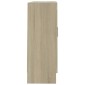 vidaXL Βιτρίνα Χρώμα Sonoma Δρυς 82,5 x 30,5 x 80 εκ. Μοριοσανίδα