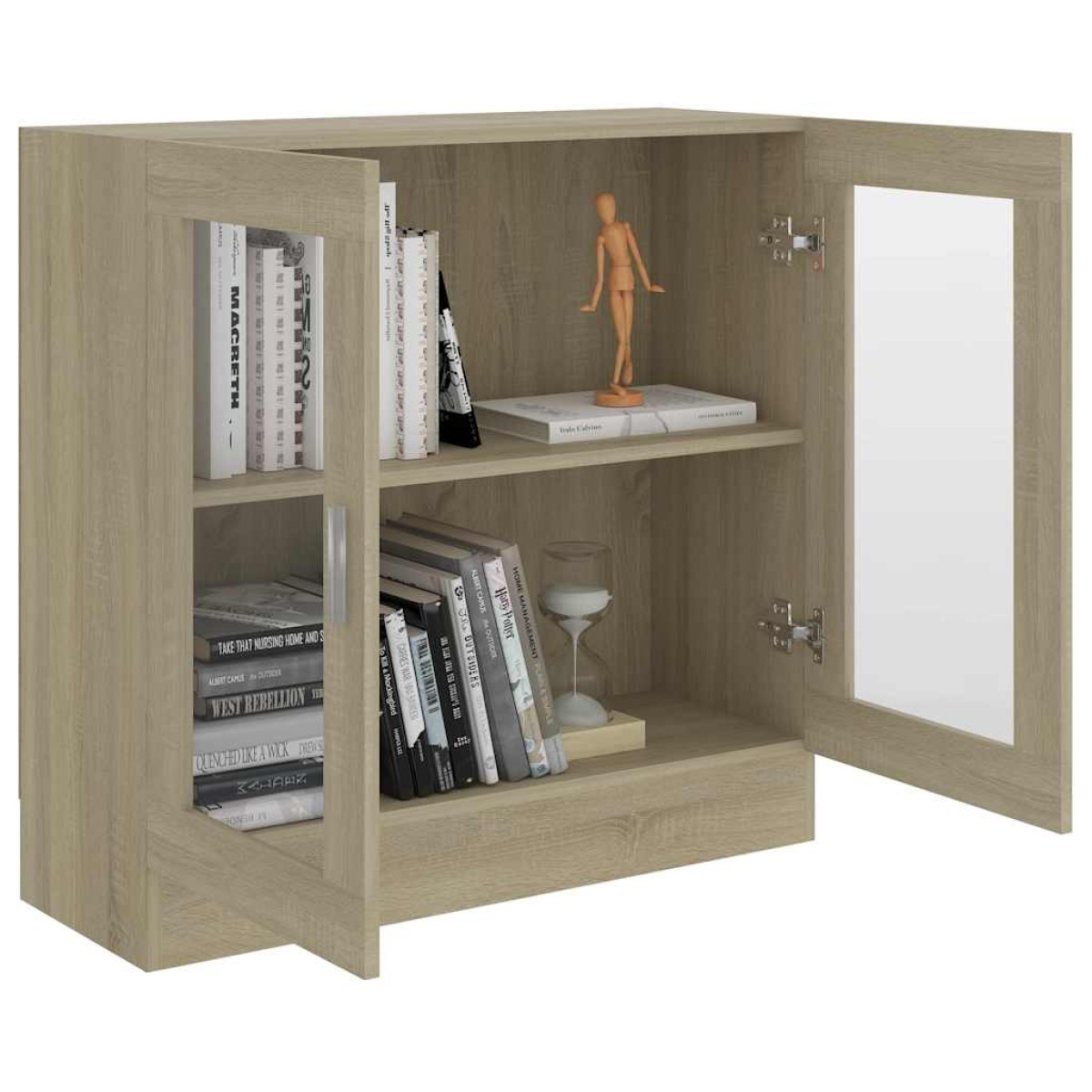 vidaXL Βιτρίνα Χρώμα Sonoma Δρυς 82,5 x 30,5 x 80 εκ. Μοριοσανίδα