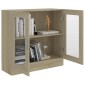 vidaXL Βιτρίνα Χρώμα Sonoma Δρυς 82,5 x 30,5 x 80 εκ. Μοριοσανίδα