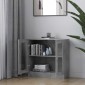 vidaXL Βιτρίνα Γκρι του Σκυροδέματος 82,5 x 30,5 x 80 εκ. Μοριοσανίδα