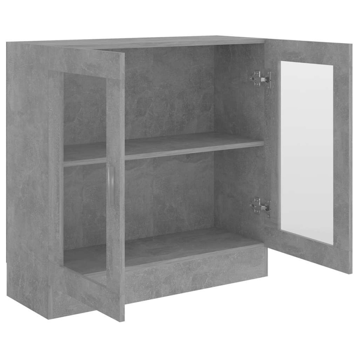 vidaXL Βιτρίνα Γκρι του Σκυροδέματος 82,5 x 30,5 x 80 εκ. Μοριοσανίδα