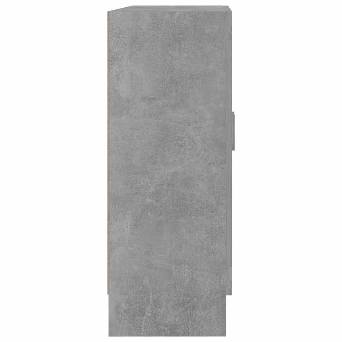 vidaXL Βιτρίνα Γκρι του Σκυροδέματος 82,5 x 30,5 x 80 εκ. Μοριοσανίδα