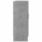 vidaXL Βιτρίνα Γκρι του Σκυροδέματος 82,5 x 30,5 x 80 εκ. Μοριοσανίδα