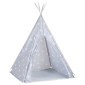 vidaXL Σκηνή Teepee Παιδική Γκρι 115x115x160 εκ. Πολυεστερική με Σάκο