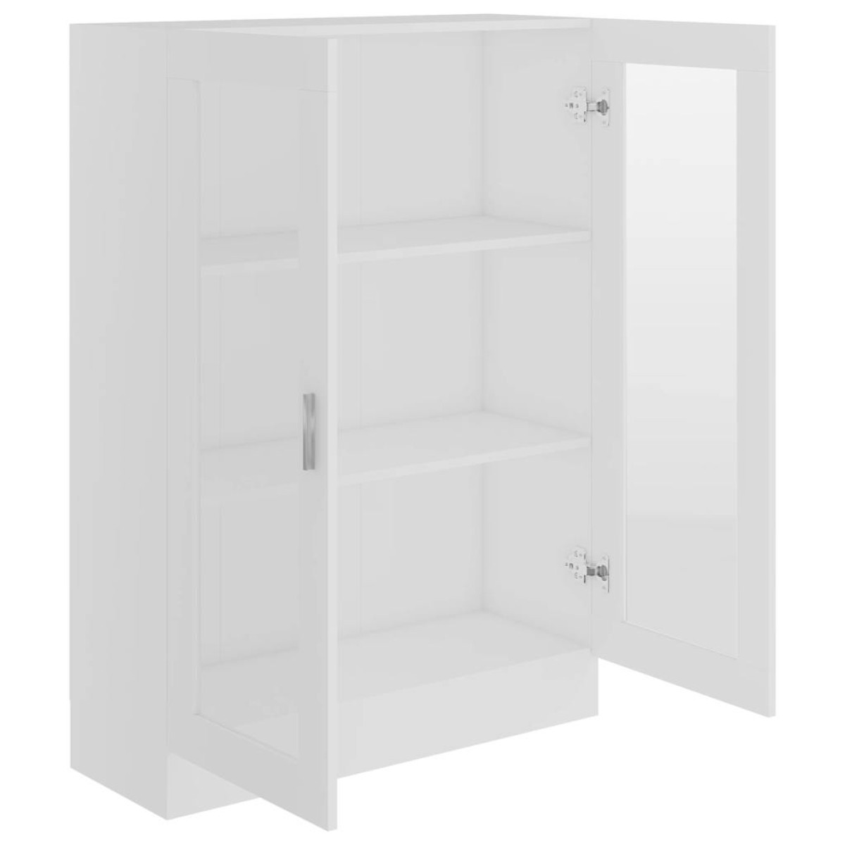 vidaXL Βιτρίνα Λευκή 82,5 x 30,5 x 115 εκ. Μοριοσανίδα