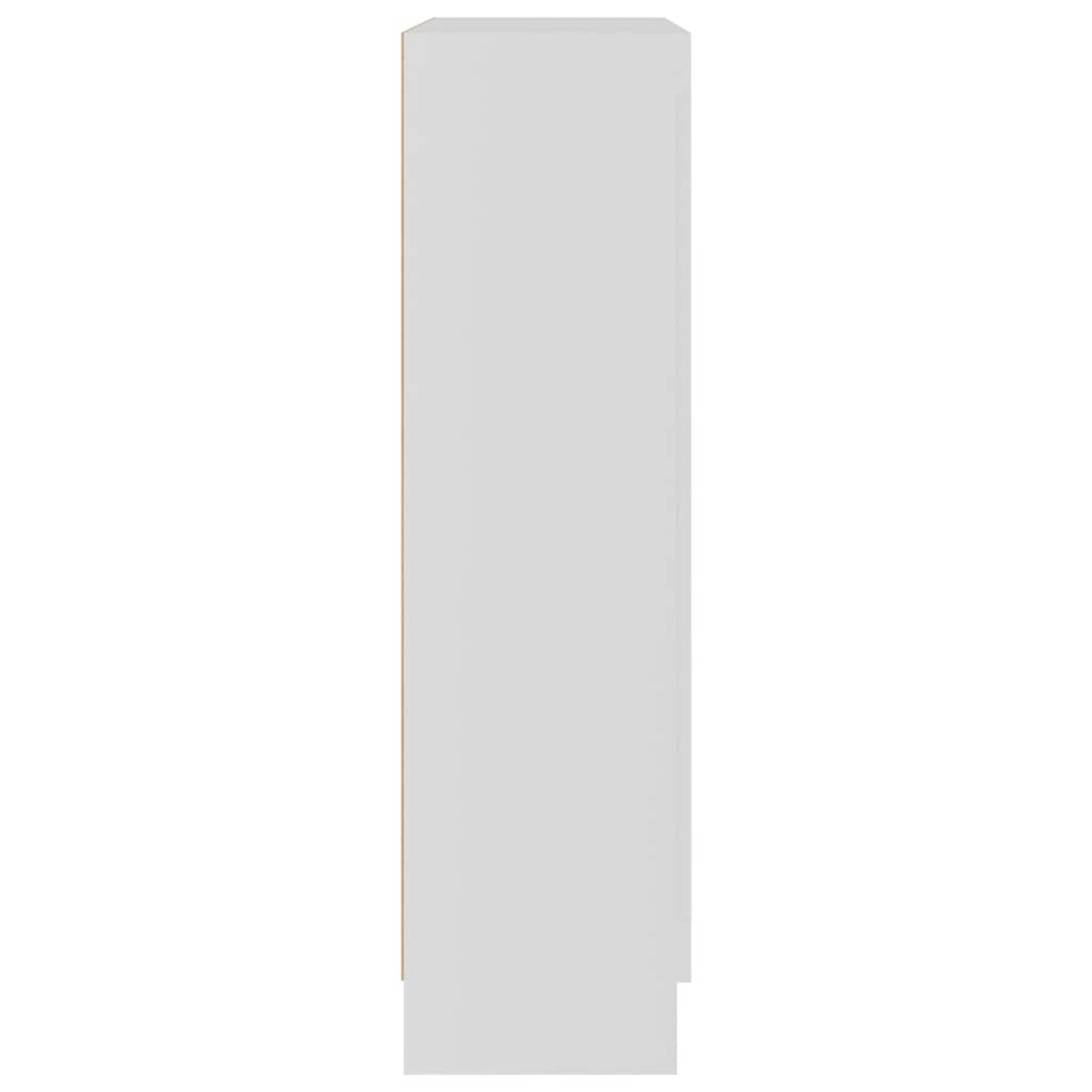vidaXL Βιτρίνα Λευκή 82,5 x 30,5 x 115 εκ. Μοριοσανίδα