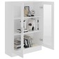 vidaXL Βιτρίνα Λευκή 82,5 x 30,5 x 115 εκ. Μοριοσανίδα